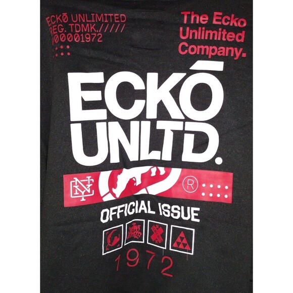 Ecko Unltd Hoodie Men's Large Black NEW with TAGS - Picture 5 of 10